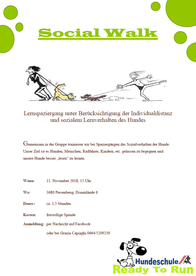 Read more about the article Social Walk am 11.11.2018 um 15 Uhr