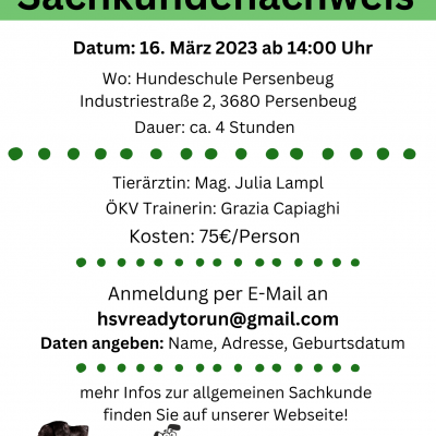 Sachkundenachweis März