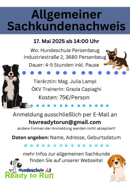 Read more about the article Sachkundenachweis Mai