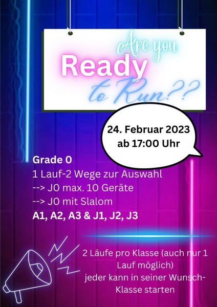 Mehr über den Artikel erfahren Are you ready to run?